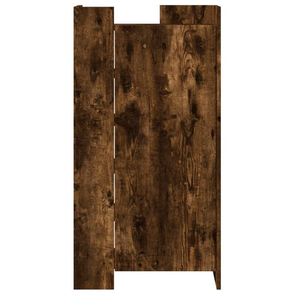 vidaXL Schoenenkast 52x37,5x100 cm bewerkt hout gerookt eikenkleurig