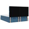 vidaXL Ottoman bed met matrassen 180x200cm fluweel donkerblauw
