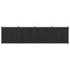 vidaXL Hekpaneel 4 st 705 x 186,5 cm WPC en Aluminium Zwart