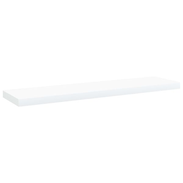 vidaXL Wandschappen 4 st 40x10x1,5 cm bewerkt hout wit