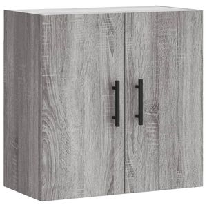 vidaXL Wandkast 60x31x60 cm bewerkt hout grijs sonoma eikenkleurig