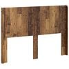 vidaXL Hoofdbord Oud hout Bewerkt hout