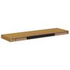 vidaXL Wandplank Wandgemonteerd Beige 90 x 23,5 x 4 cm Bewerkt hout