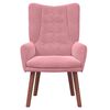 vidaXL Fauteuil Roze 63 x 67 x 94 cm Fluweel