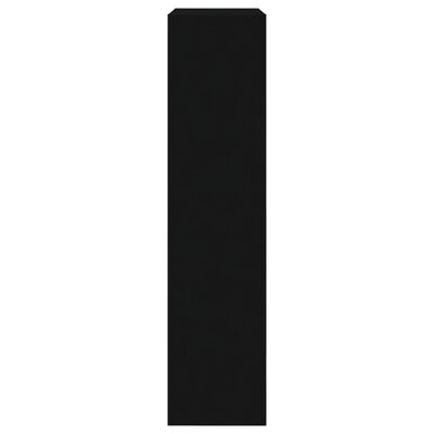 vidaXL Schoenenkast 60x21x87,5 cm bewerkt hout zwart
