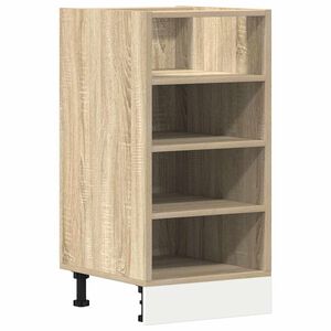 vidaXL Onderkast Riga 40x44,5x81,5 cm bewerkt hout sonoma eikenkleurig