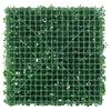 vidaXL Hek met kunstheester&nbsp;24 st 50x50 cm groen