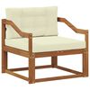 vidaXL Buiten Midden Sofa Naturel