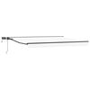 vidaXL Handmatige Luifelhouder met LED's 4,5 &times; 3,5 m