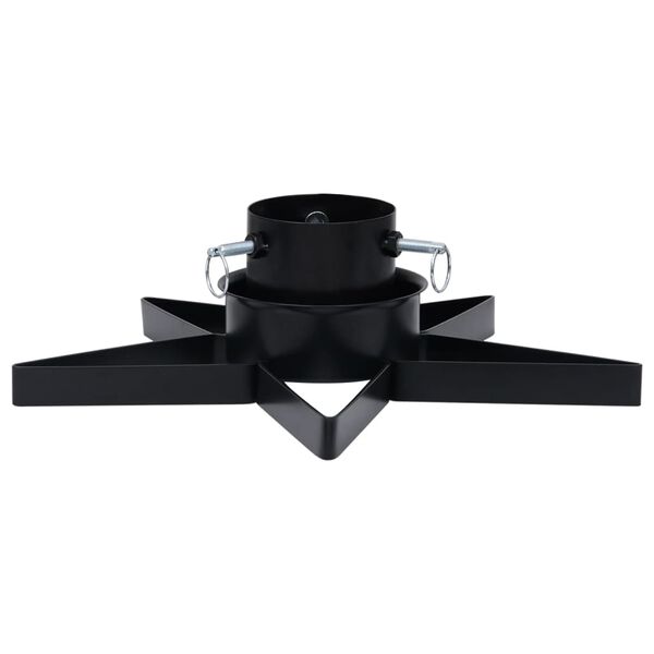 vidaXL Kerstboomstandaard 47x47x13,5 cm zwart