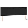 vidaXL Boxspringbed met matras Zwart 180 x 200 cm Kunstleer