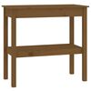 vidaXL Wandtafel 80x40x75 cm massief grenenhout honingbruin