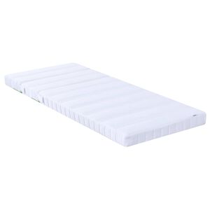 vidaXL Uitschuifbaar Schuimmatras 80 x 200 cm Wit