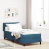 vidaXL Boxspringbed met matras Donkerblauw 80 x 200 cm Fluweel