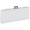 vidaXL Rolstoelhelling 270 kg Zilver 92 x 73 x 5 cm Aluminium