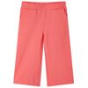 Kinderbroek met wijde pijpen 104 koraalkleurig