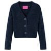 Kindervest gebreid 116 marineblauw