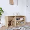 vidaXL Schoenenkast 100x35x45 cm bewerkt hout sonoma eikenkleurig