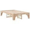 vidaXL Bedframe Bruin 120 x 190 cm Massief grenenhout