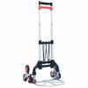 vidaXL Traptrolley inklapbaar 70 kg aluminium zilverkleurig