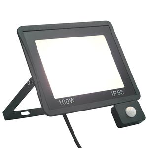 vidaXL Spotlight met sensor LED 100 W koudwit