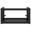 vidaXL Wastafelframe wandgemonteerd 59x38x31 cm ijzer zwart