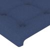 vidaXL Bedframe met hoofdeinde stof blauw 90x190 cm