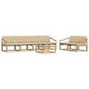 vidaXL Buiten bankenset 7 pcs Wit en Beige 79 x 79 x 37 cm