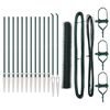 vidaXL Gecombineerd draadhek met spikes 25 x 1 m (B x H)