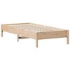 vidaXL Bedframe zonder matras massief grenenhout 75x190 cm