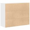 vidaXL Dressoir 88x30x70 cm bewerkt hout wit
