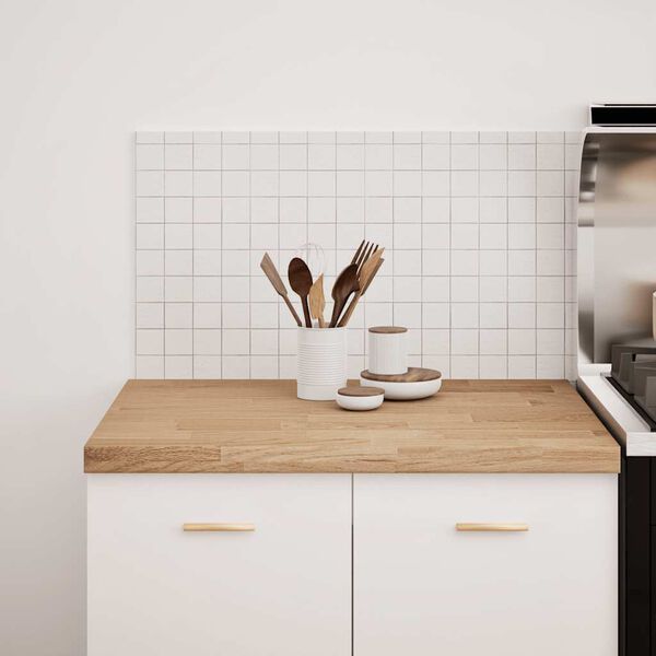 vidaXL Keuken werkblad rechthoekig 80x63,5x4 cm massief eikenhout