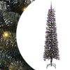 vidaXL Kunstkerstboom met 300 LED Groen 180 cm PVC en Plastic en Staal