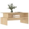 vidaXL Salontafel 90x55x42,5 cm bewerkt hout sonoma eikenkleurig