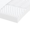 vidaXL Schuimmatras 7 zones hardheid 20 ILD 100x220 cm wit