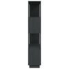 vidaXL Boekenkast/kamerscherm 80x25x132 cm massief grenenhout grijs