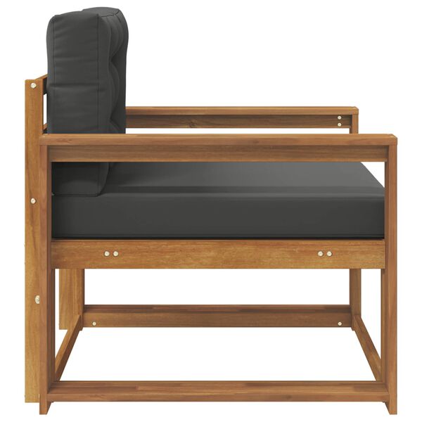 vidaXL Buiten Midden Sofa Massief Acaciahout Naturel