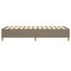 vidaXL Boxspring bed 90x190 cm stof taupe