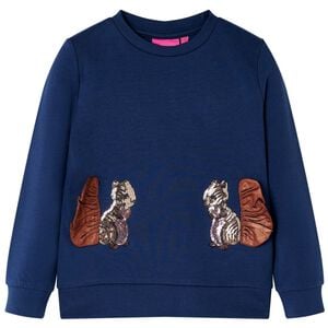 vidaXL Kindertrui 104 marineblauw