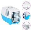 vidaXL Reismand 48x31,5x33 cm polypropeen wit en blauw
