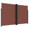 vidaXL Windscherm uittrekbaar 220x1000 cm bruin