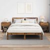 vidaXL Nachtkastje 2 pcs Oudhout 40,5 x 40 x 48 cm Bewerkt hout