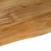 vidaXL Tafelblad met natuurlijke rand 80x60x3,8 cm massief mangohout