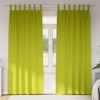 vidaXL Zwart-out Gordijnen met Ringen 2 pcs Groen 260 x 140 cm