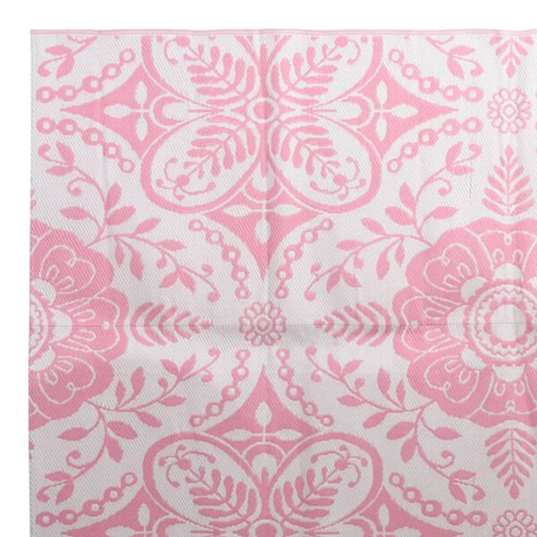 vidaXL Buitenkleed ARAKIL 160x230 cm PP roze