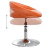 vidaXL Eetkamerstoelen draaibaar 4 st kunstleer oranje