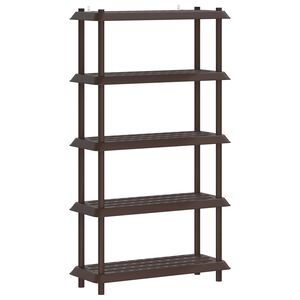 vidaXL Plankenunit 5-laags 100 x 40 x 177 cm PP Bruin