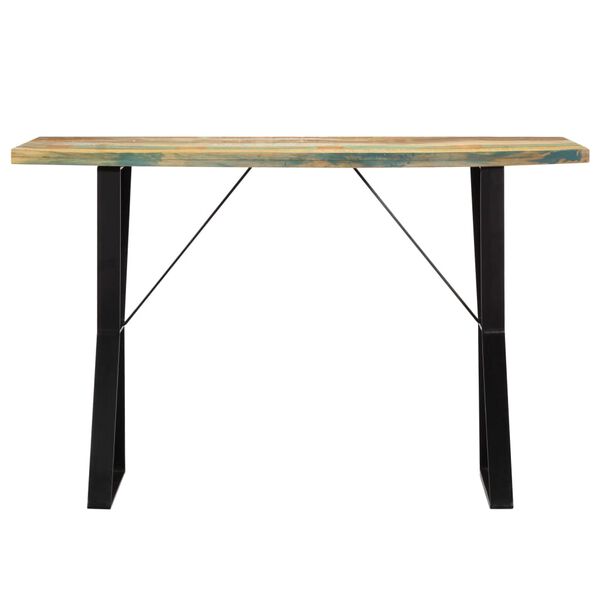vidaXL Eettafel 120x60x76 cm massief gerecycled hout