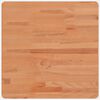 vidaXL Tafelblad vierkant 50x50x2,5 cm massief beukenhout