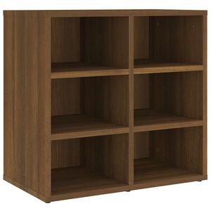 vidaXL Schoenenkast 52,5x30x50 cm bruin eikenkleur